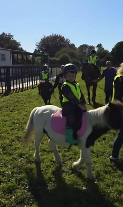 New Shoots Kindergarten Return For Pony Riding Experience