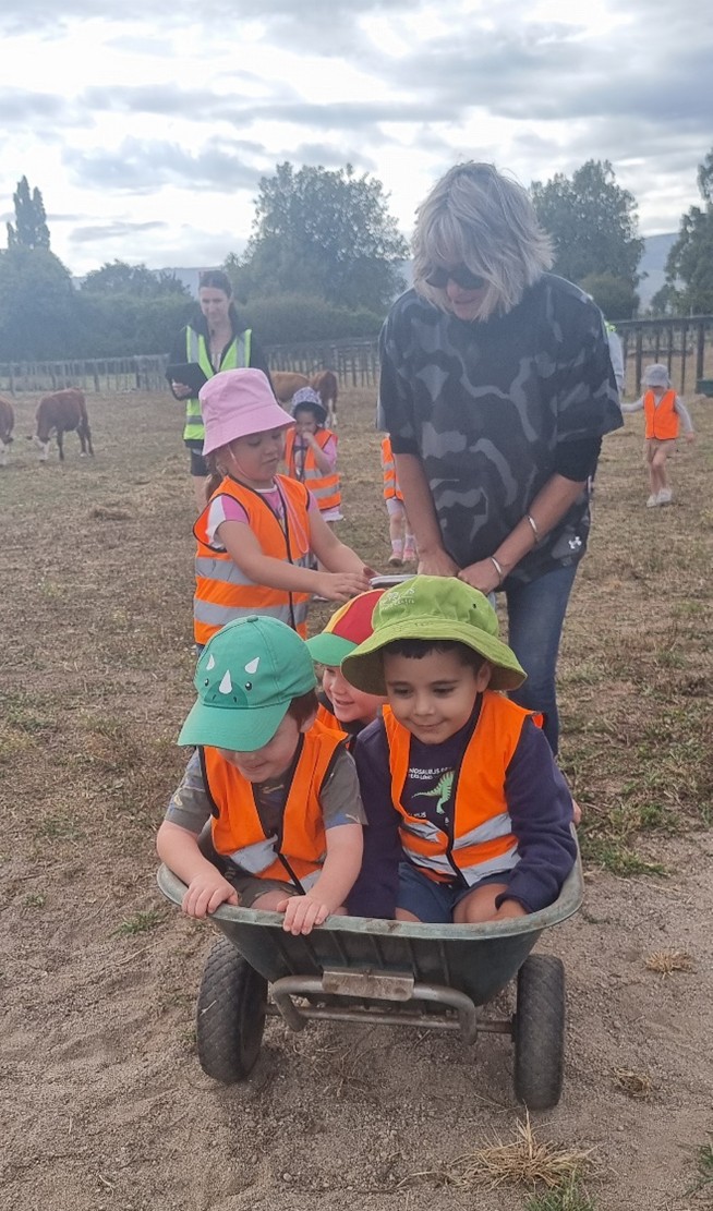 Wheelbarrow rides