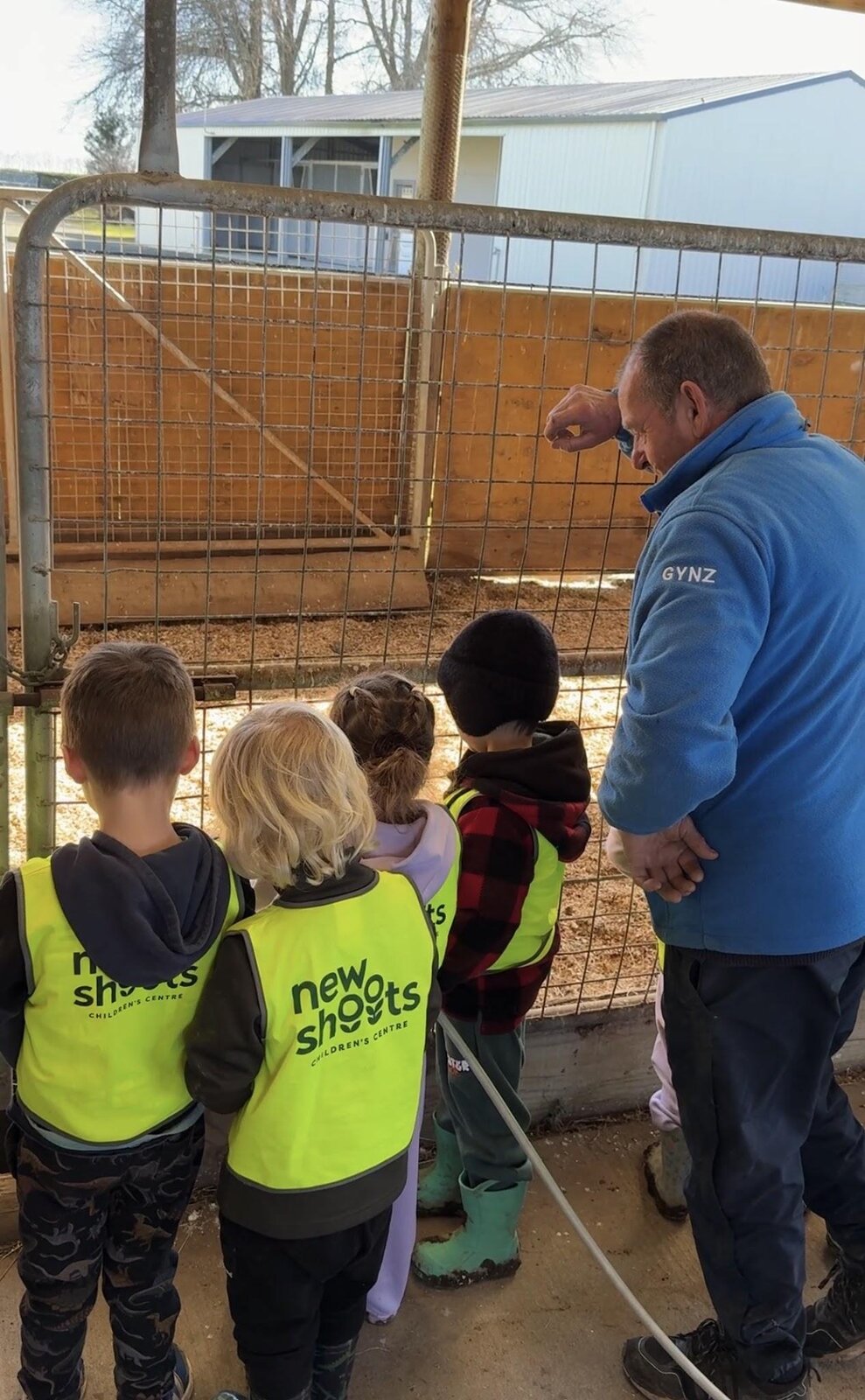 Young Volunteers Help With Ranch Chores